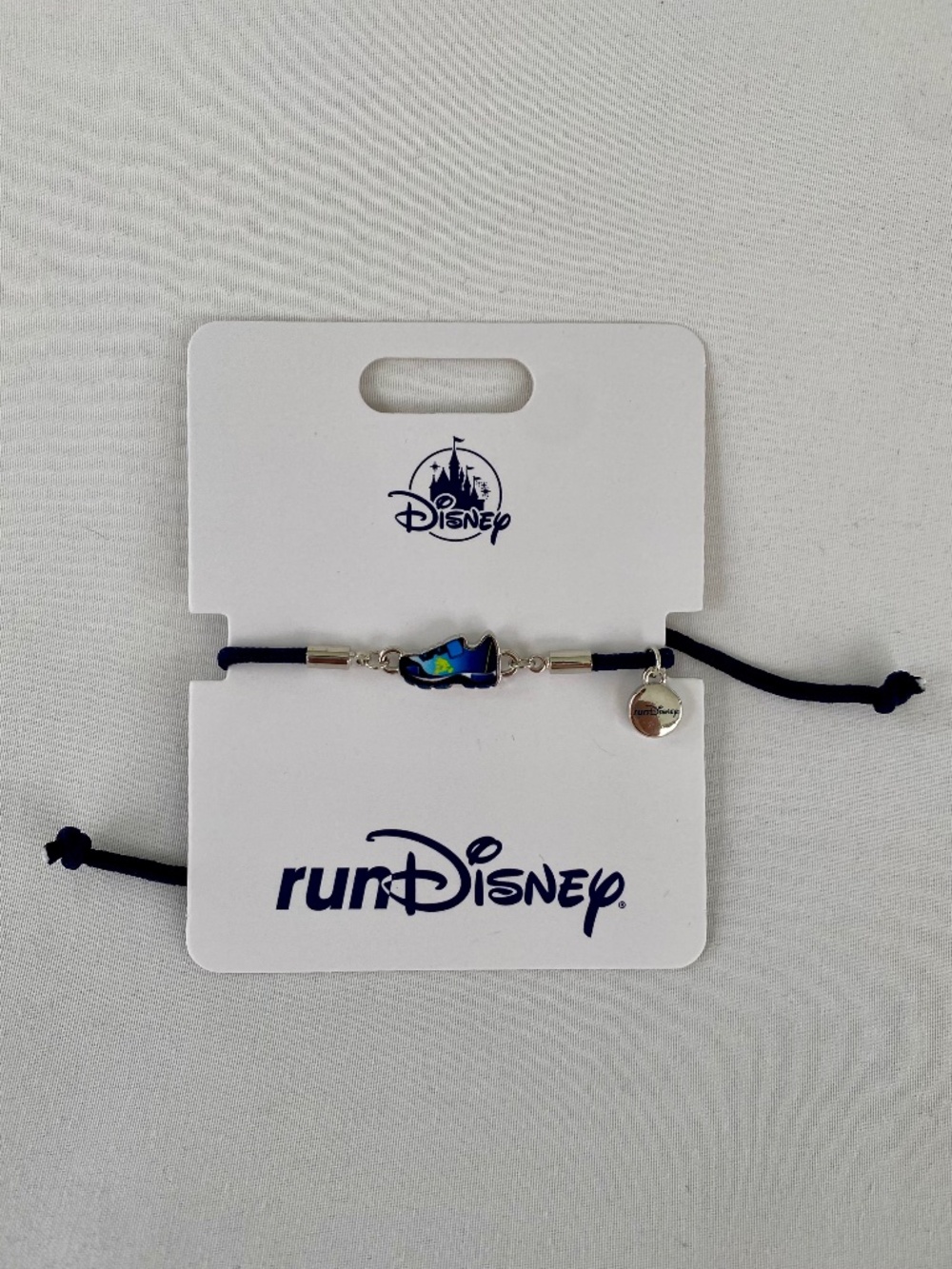 RunDisney Adjustable Sneaker Charm Bracelet NWT